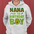 Nana Of The Birthday Boy Turtle Family Matching Women Hoodie