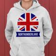 Northumberland English County Name Union Jack Flag Women Hoodie