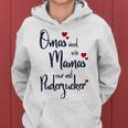 Omas Sind Wie Mamas Nur Mit Powder Sugar Oma Ist Die Beste Kapuzenpullover für Damen