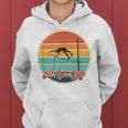 Pole Vault Mom Sunset Distressed Worn Look Pole Vaulting Women Hoodie