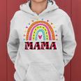 Regenbogen Mama Für Damen Lustige Muttertag Regenbogen Mama Kapuzenpullover für Damen