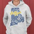 Rhode Island State Pride I Love Rhode Island Women Hoodie