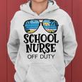 School Nurse Off Duty Sunglasses Beach Summer Women Hoodie