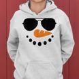 Snowman Face Family Christmas Matching Costume Kid Women Hoodie