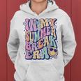 In My Summer Break Era Groovy Smile Face Summer Vacation Women Hoodie