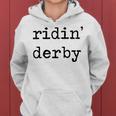 Talk Derby To Me Horse Racing Ridin Derby 2024 Women Women Hoodie