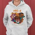 Train Pre-K Superheroes Back To School Teacher Women Hoodie