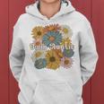 Twin Aunt Flowers Aunt Of Twins Twin Auntie Of Twins Women Hoodie