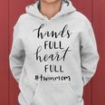 Twin Mom Divertido Humor Regalo Gemelos Mamá Madre Sudadera con capucha para mujer
