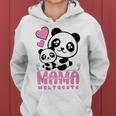 Weltbeste Mama 2024 Muttertag Panda Kapuzenpullover für Damen