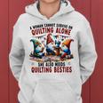 A Woman Cannot Survive On Quilting Alone She Also Needs Women Hoodie