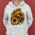 Yellow Sunflower Cute Summer Sun Flowers Floral Positivity Women Hoodie