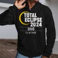 2024 Solar Eclipse Ohio Zip Up Hoodie