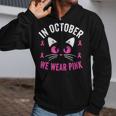 Bc Breast Cancer Awareness In October We Wear Pink Breast Cancer Awareness Kids Toddler Cancer Zip Up Hoodie