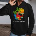 Beach Vacation Drinking Parrot It's 5 O'clock Somewhere Zip Up Hoodie