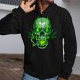 Cannabis Skull Skeleton Dead Head Death Cool Weed Idea Zip Up Hoodie