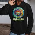 Cleveland Oh Solar Total Eclipse April 2024 Ohio Zip Up Hoodie