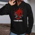 Cyberpunk Cyborg Samurai Zip Up Hoodie