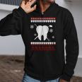 Dentist Ugly Christmas Sweater Zip Up Hoodie
