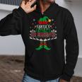 Elf Xmas Santa's Favorite Hr Manager Ugly Sweater Christmas Zip Up Hoodie