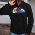 Heart Hands Mexico El Salvador And The Usa Zip Up Hoodie