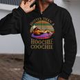 Hotter Than A Hoochie Coochie Daddy Vintage Retro Country Music Zip Up Hoodie