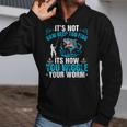 Its Not How Deep You Fish You Wiggle Zip Up Hoodie