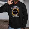 Mena Arkansas Total Solar Eclipse 2024 Zip Up Hoodie