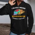 Not Weird My Brain Is Just Wired Differently Proud Autism Zip Up Hoodie