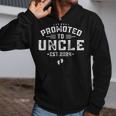 Promoted To Uncle 2024 Present For First Time New Uncle Zip Up Hoodie