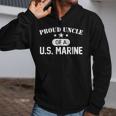 Proud Uncle Of A Us Marine Tshirt Zip Up Hoodie