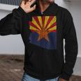 Retro Arizona Flag AzZip Up Hoodie