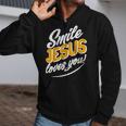 Smile Jesus Loves You Zip Up Hoodie