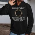 Solar Eclipse 2024 Birthday Present 4824 Totality Zip Up Hoodie