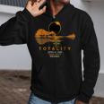 Terre Haute Indiana Total Solar Eclipse 2024 Guitar Zip Up Hoodie