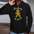 Thinking Of You Voodoo Doll With Ironic Quote Zip Up Hoodie