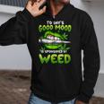 Todays Good Mood Is Sponsored By Weed Day Smoking Sexy Lips Zip Up Hoodie