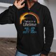 Total Eclipse 2024 Totality Twice In A Lifetime 2017 Zip Up Hoodie