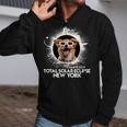 Total Solar Eclipse 2024 Buffalo New York Solar Eclipse Dog Zip Up Hoodie