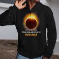 Total Solar Eclipse 2024 Indiana April 8 America Totality Zip Up Hoodie