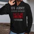 Us Army Combat Engineer Combat Engineer Veteran Zip Up Hoodie