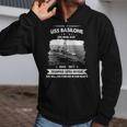 Uss Basilone Dd 824 Dde Zip Up Hoodie