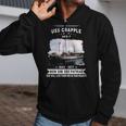 Uss Grapple Ars Zip Up Hoodie