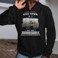 Uss Iowa Bb Zip Up Hoodie