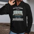 Uss Puget Sound Ad Zip Up Hoodie