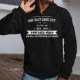 Uss Salt Lake City Ca Zip Up Hoodie