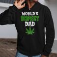 World's Dopest Dad Marijuana Weed Zip Up Hoodie