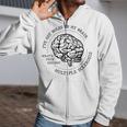 I've Got Holes In My Brain Ms Multiple Sclerosis Awareness Zip Up Hoodie