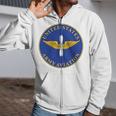 US Army Aviation Branch Insignia Veteran Veterans Day Zip Up Hoodie