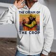 Vintage Macho-The Cream Of The Crop Wrestling Zip Up Hoodie